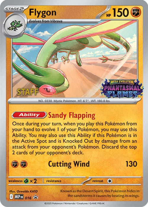 Flygon (Prerelease) [Staff] (16) Holofoil - Black Star Promos