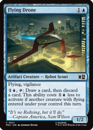 Flying Drone (621) Foil - Commander: Marvel Super Heroes