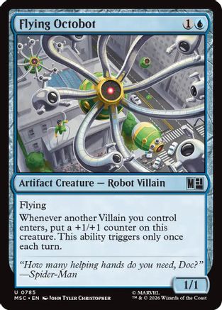 Flying Octobot (785) Foil - Commander: Marvel Super Heroes