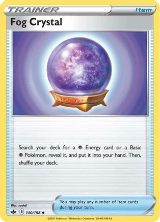 Fog Crystal (140) Reverse Holofoil - Chilling Reign