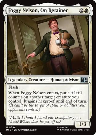 Foggy Nelson, On Retainer (594) - Commander: Marvel Super Heroes