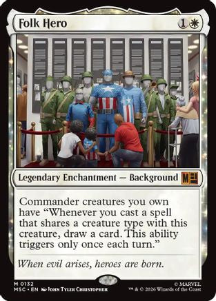 Folk Hero (132) - Commander: Marvel Super Heroes
