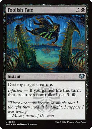 Foolish Fate (083) Foil - Secrets of Strixhaven