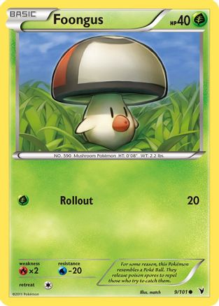 Foongus (9) Reverse Holofoil - Noble Victories