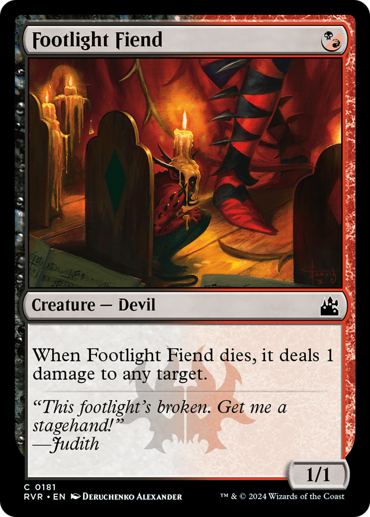 Footlight Fiend (181) Foil - Ravnica Remastered