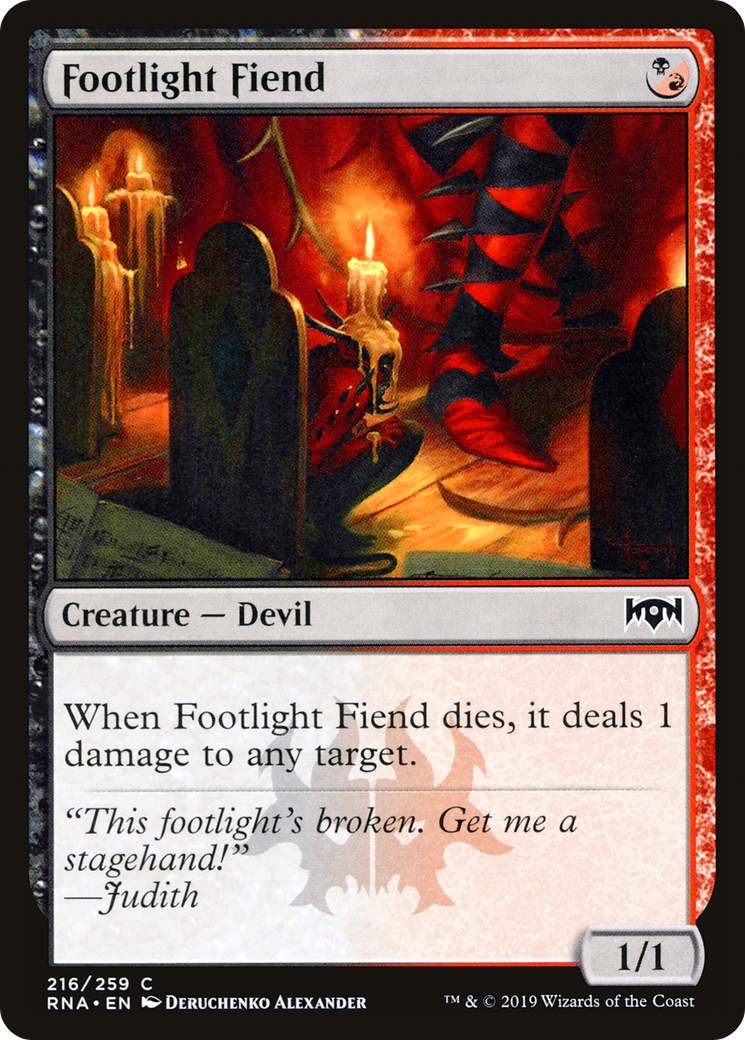Footlight Fiend (216) - Ravnica Allegiance Foil