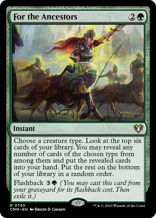 For the Ancestors (740) - Commander Masters