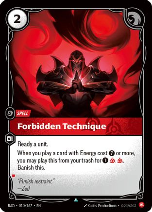 Forbidden Technique (010) Foil - Radiance