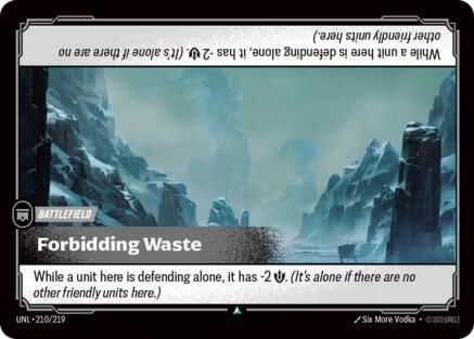 Forbidding Waste (210) Foil - Unleashed