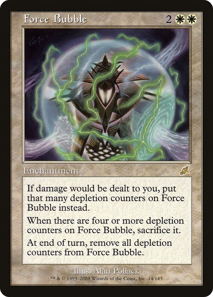 Force Bubble (014) Foil - Scourge