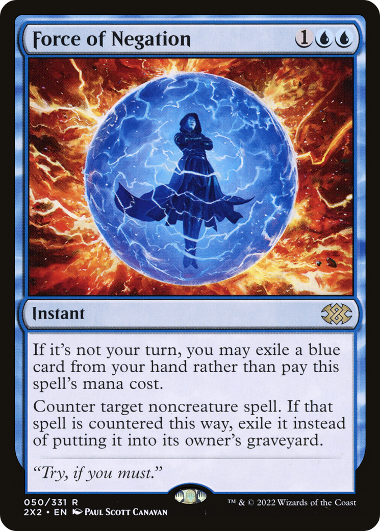 Force of Negation (050) Foil - Double Masters 2022