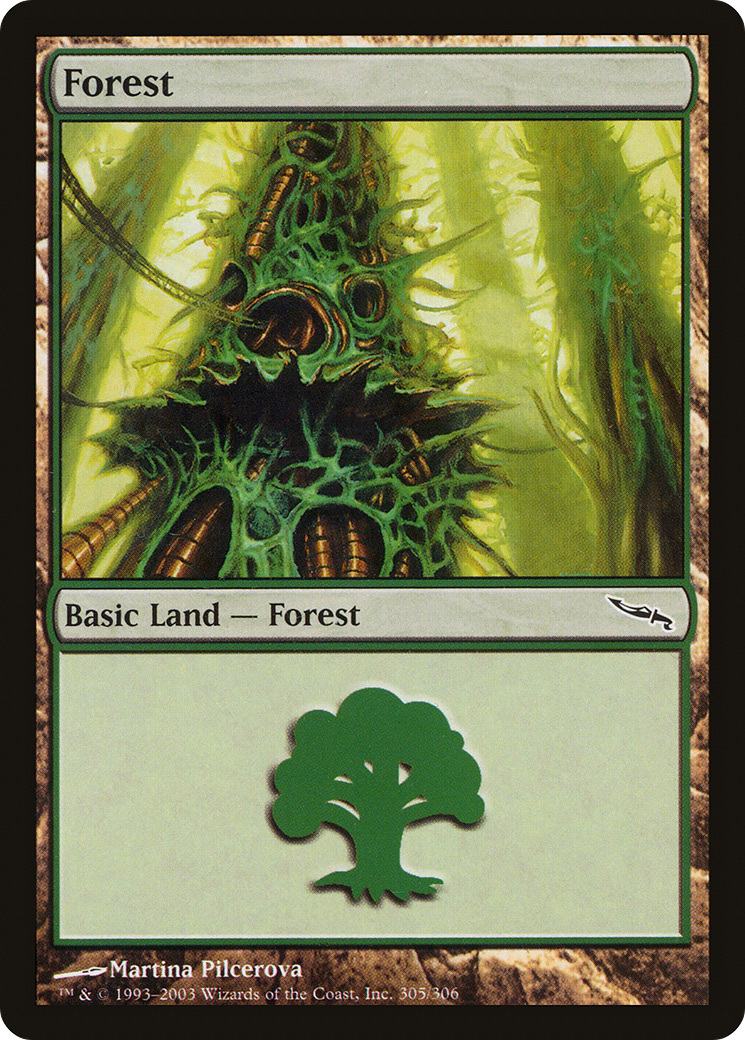 Forest (305) Foil - Mirrodin