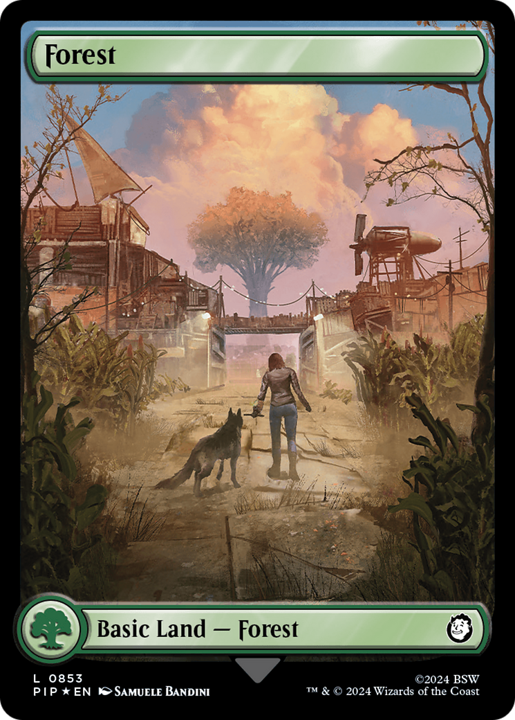Forest (853) Surge Foil - Fallout