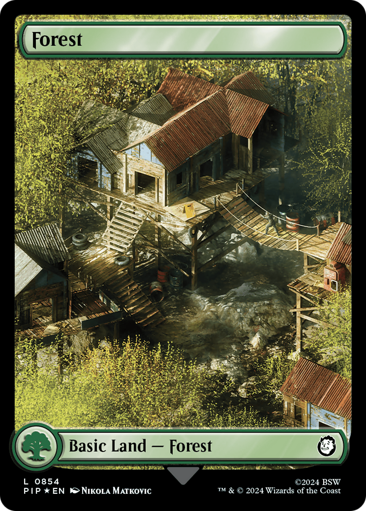 Forest (854) Surge Foil - Fallout