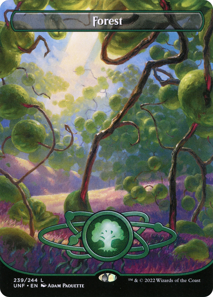 Forest (Borderless) (239) - Unfinity Foil