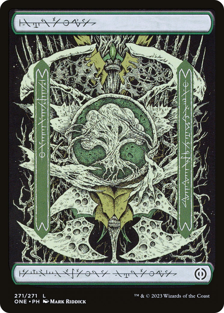 Forest – Full Art (271) - Phyrexia: All Will Be One Foil