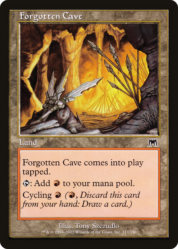 Forgotten Cave (317) Foil - Onslaught