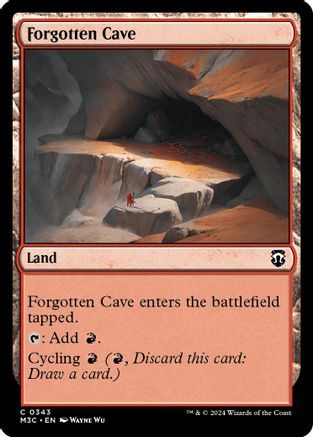 Forgotten Cave (343) Ripple Foil - Commander: Modern Horizons 3
