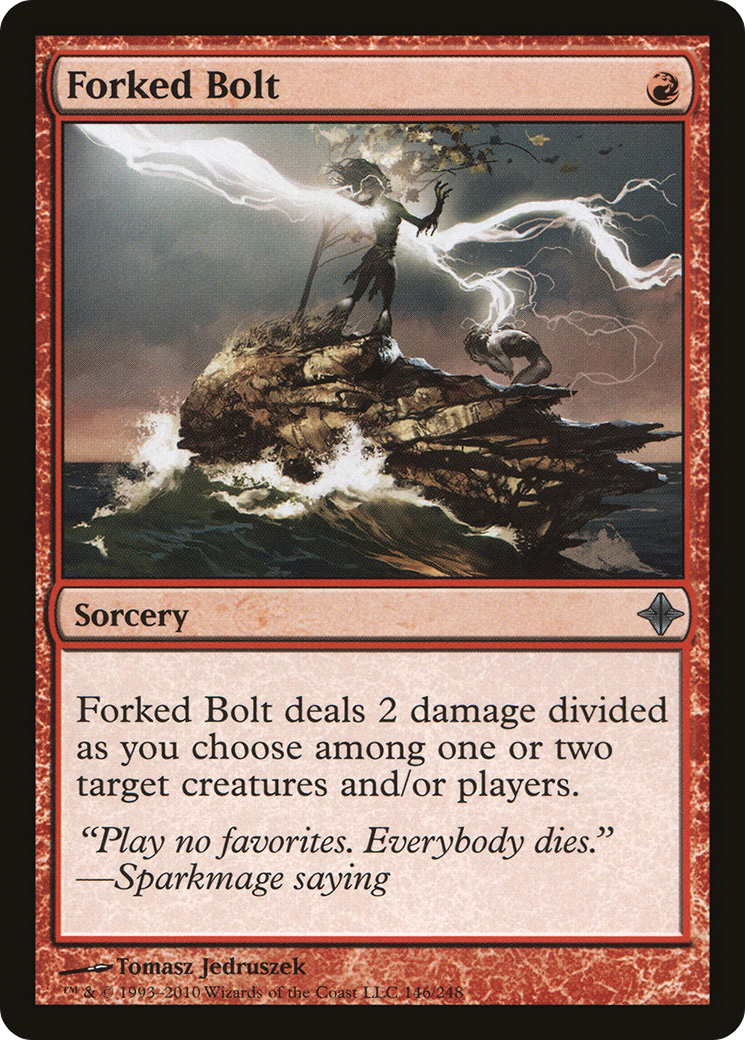 Forked Bolt (146) Foil - Rise of the Eldrazi