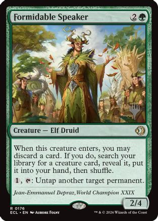 Formidable Speaker (Promo Pack) (176) - Lorwyn Eclipsed