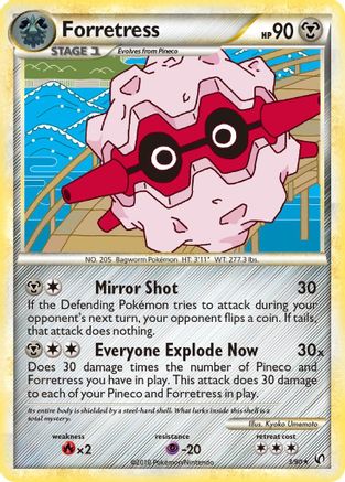 Forretress (3) Reverse Holofoil - Undaunted