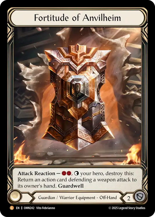 Fortitude of Anvilheim (Extended Art) (OMN242) Cold Foil - Omens of the Third Age