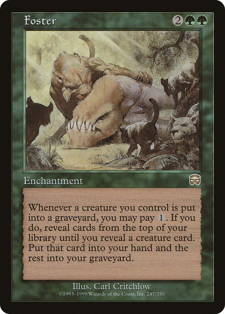 Foster (247) Foil - Mercadian Masques