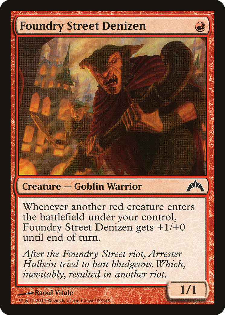Foundry Street Denizen (092) Foil - Gatecrash