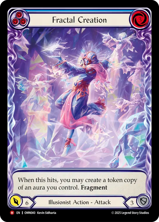 Fractal Creation (Extended Art) (OMN040) Cold Foil - Omens of the Third Age
