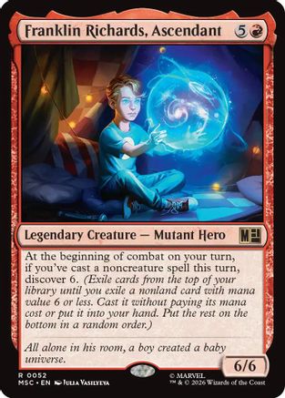 Franklin Richards, Ascendant (052) - Commander: Marvel Super Heroes