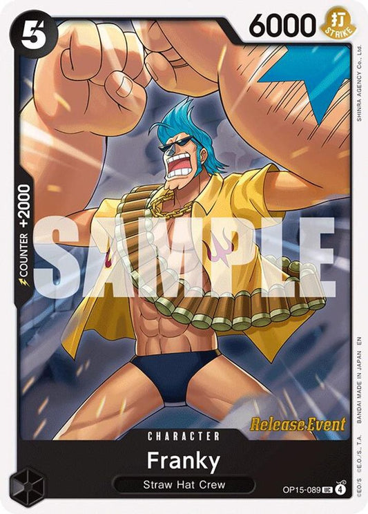 Franky (OP15-089) Release Event Cards