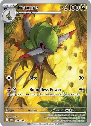 Fraxure (146) Holofoil - Black Bolt
