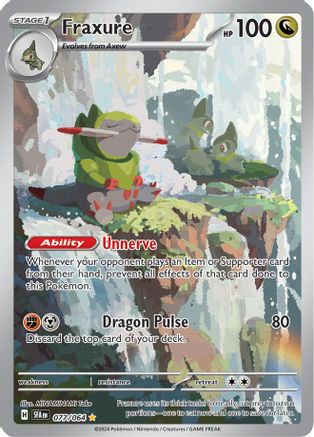 Fraxure (77) Holofoil - Shrouded Fable