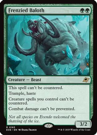 Frenzied Baloth (Promo Pack) (183) Foil - Edge of Eternities