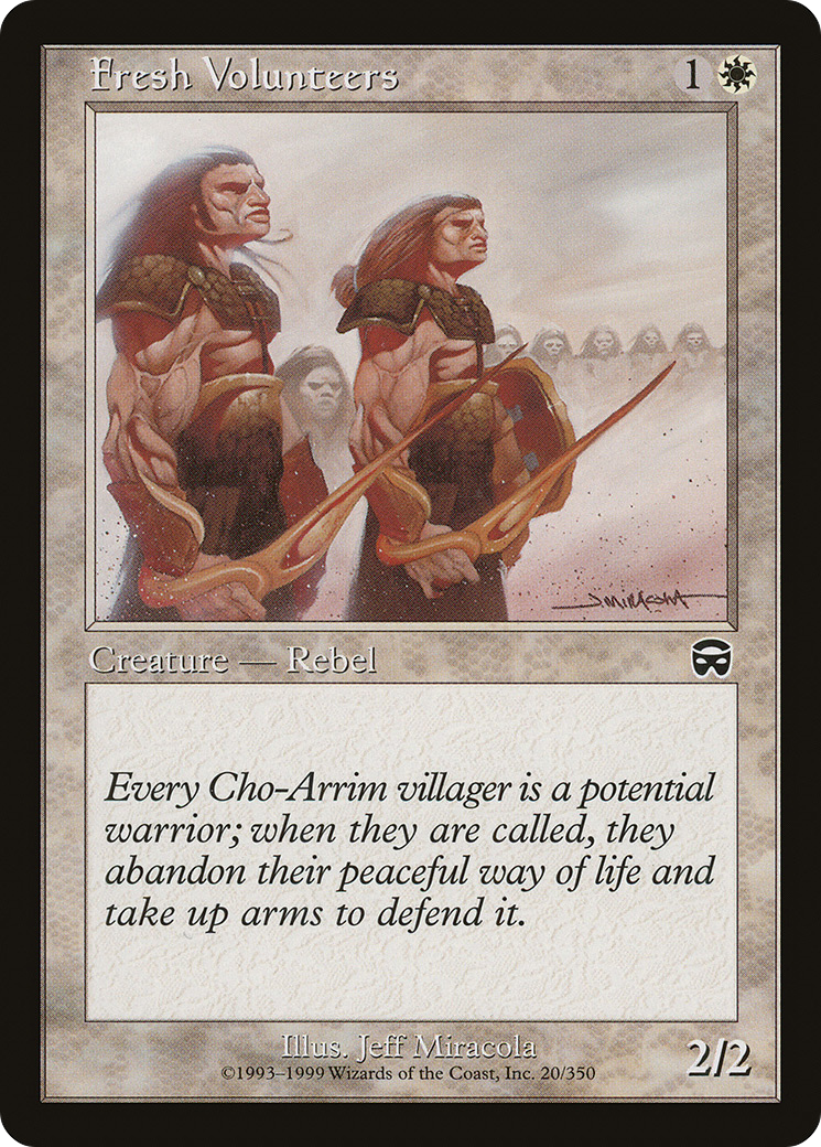 Fresh Volunteers (020) - Mercadian Masques