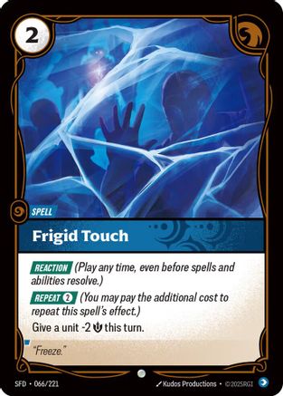 Frigid Touch (066) Foil - Spiritforged