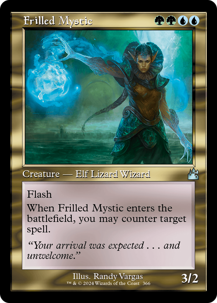 Frilled Mystic (Retro) (366) Foil - Ravnica Remastered