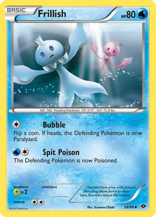 Frillish (34) Reverse Holofoil - Next Destinies