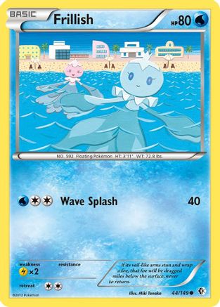 Frillish (44) Reverse Holofoil - Boundaries Crossed