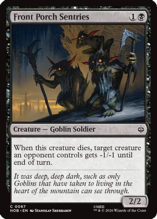 Front Porch Sentries (067) Foil - The Hobbit
