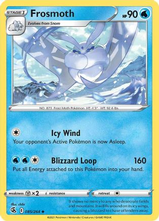 Frosmoth (85) Reverse Holofoil - Fusion Strike