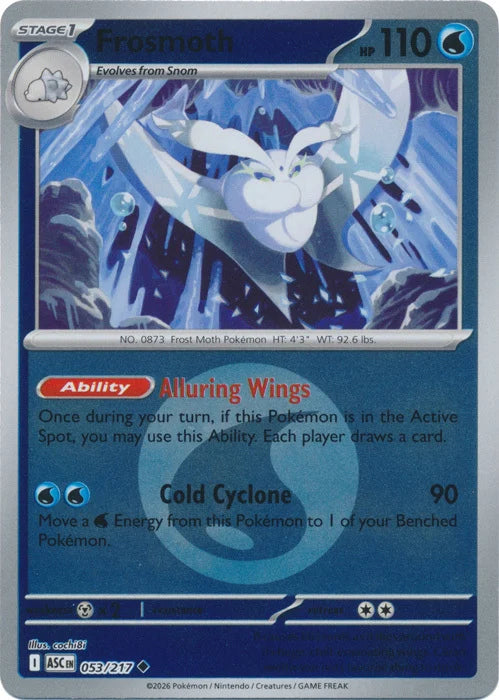 Frosmoth (Energy Symbol Pattern) (53) Reverse Holofoil - Ascended Heroes