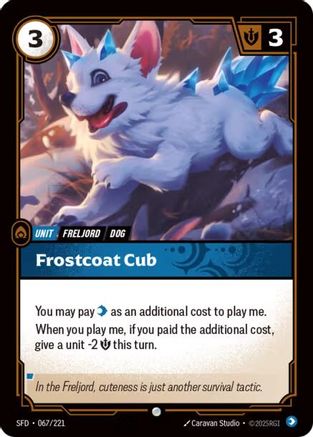 Frostcoat Cub (067) - Spiritforged
