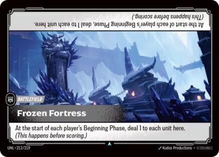 Frozen Fortress (212) Foil - Unleashed