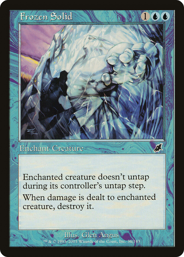 Frozen Solid (036) Foil - Scourge