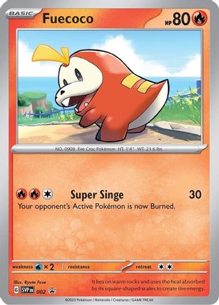 Fuecoco (2) Holofoil - Black Star Promos
