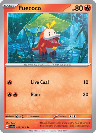 Fuecoco (23) Reverse Holofoil - Paradox Rift