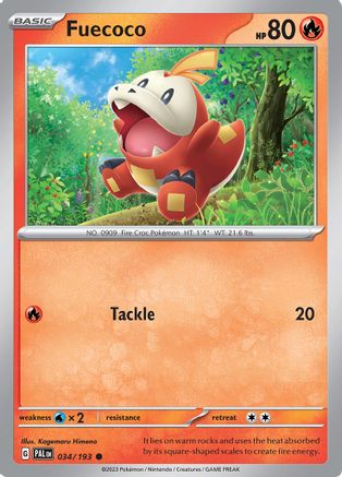 Fuecoco (34) Reverse Holofoil - Paldea Evolved