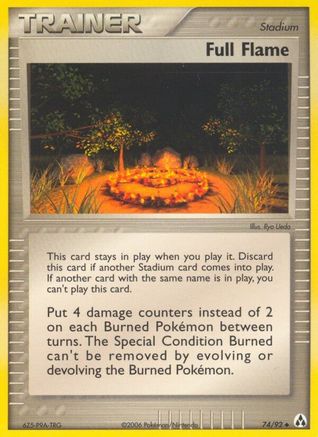 Full Flame (74) Reverse Holofoil - Legend Maker