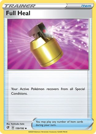 Full Heal (159) Reverse Holofoil - Rebel Clash